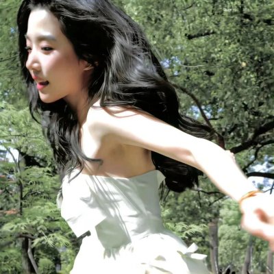 我的妈妈跳起来